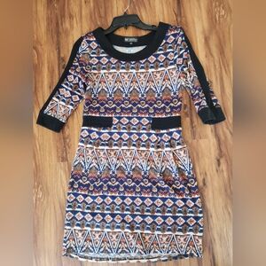 Papillon print Dress size medium